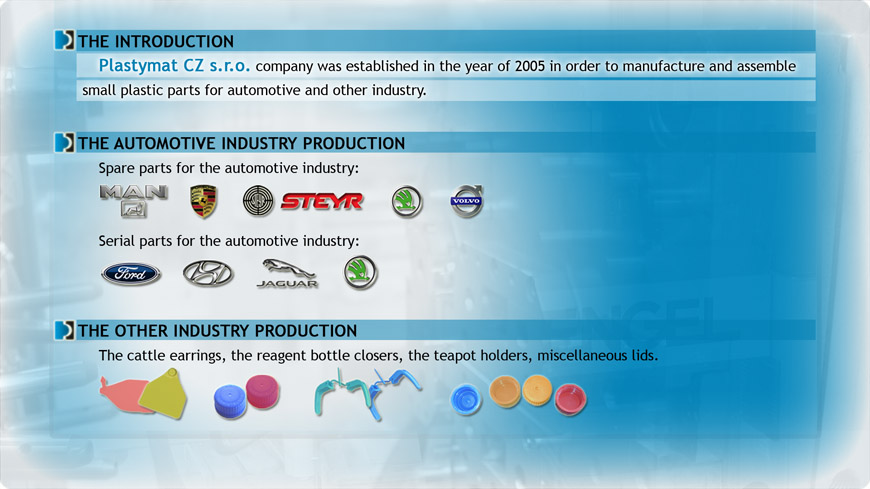 PLASTYMAT CZ s.r.o. | Injection Molding Plant